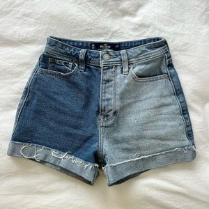Ultra High-rise Hollister jean shorts